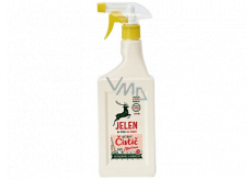 Deer Vinegar cleaner Raspberry, kitchen and bathroom on limescale and stubborn dirt 500 ml