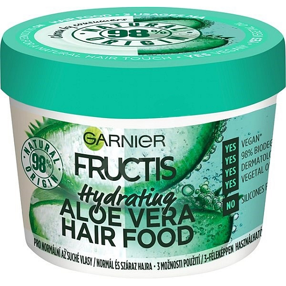 Garnier Fructis Hydrating Aloe Vera Hair Food moisturizing mask for normal to dry hair 390 ml