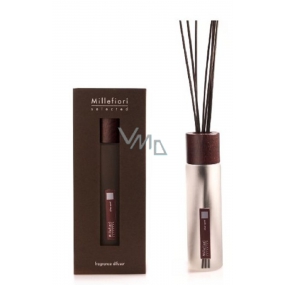 Millefiori Milano Selected Silver Spirit - Silver shine Diffuser 350 ml + 7 stalks 45 cm long for medium-sized spaces lasts 3 months