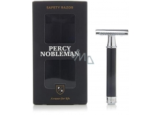 Percy Nobleman Hand Shaver for Precise, Stylish Shave + 10 Dual Blade Razors