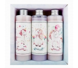 Bohemia Gifts Unicorn XL shower gel 250 ml + hair shampoo 250 ml + bath foam 250 ml, for children cosmetic set