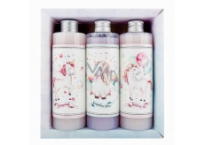 Bohemia Gifts Unicorn XL shower gel 250 ml + hair shampoo 250 ml + bath foam 250 ml, for children cosmetic set