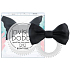 Invisibobble Bowtique True Black Hair band with black ribbon