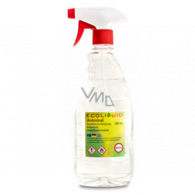 Ecoliquid Antiviral antiseptic disinfectant solution, effective disinfection, spray 500 ml