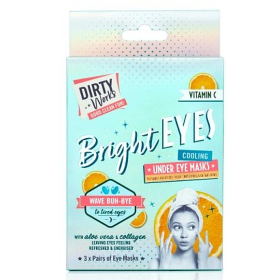 Dirty Works Bright Eyes under eye mask 3 x 4 ml