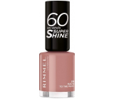 Rimmel London 60 Seconds Super Shine Nail Polish nail polish 230 Mauve to the Music 8 ml