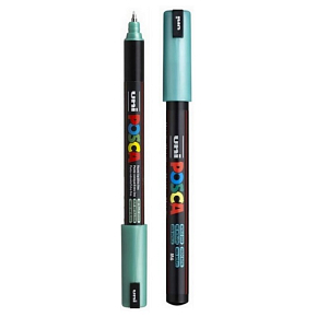 Posca Universal Acrylic Marker 0.7 mm Metallic Green PC-1MR
