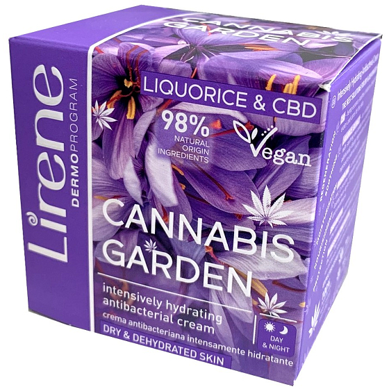 Lirene Cannabis Garden Hydrating Day and Night Cream for Dry Skin 50 ml