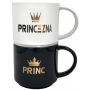 Nekupto Pair of mugs Prince and Princess 2 x 350 ml