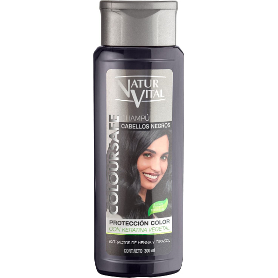 Natur Vital Coloursafe shampoo for naturally black and coloured hair 300 ml