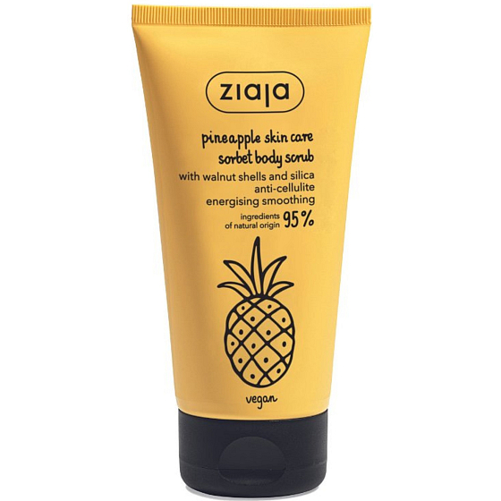 Ziaja Pineapple body scrub with anti-cellulite effect 160 ml