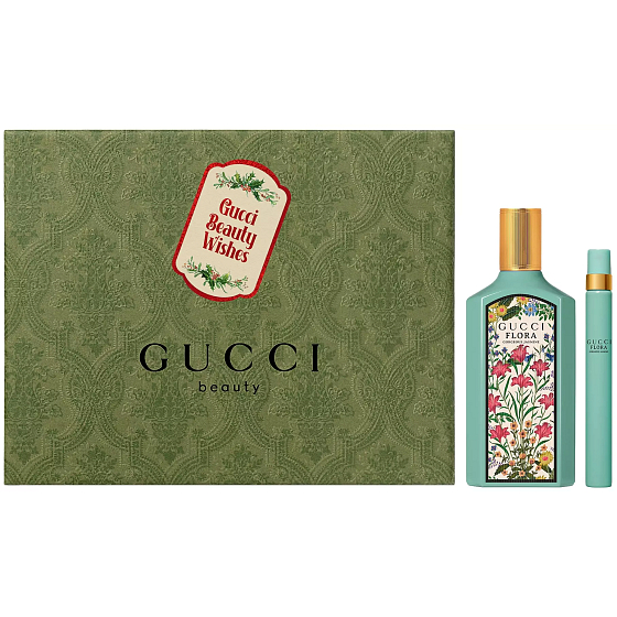 Gucci Flora Gorgeous Jasmine Eau de Parfum 50 ml + Eau de Parfum 10 ml miniature, gift set for women