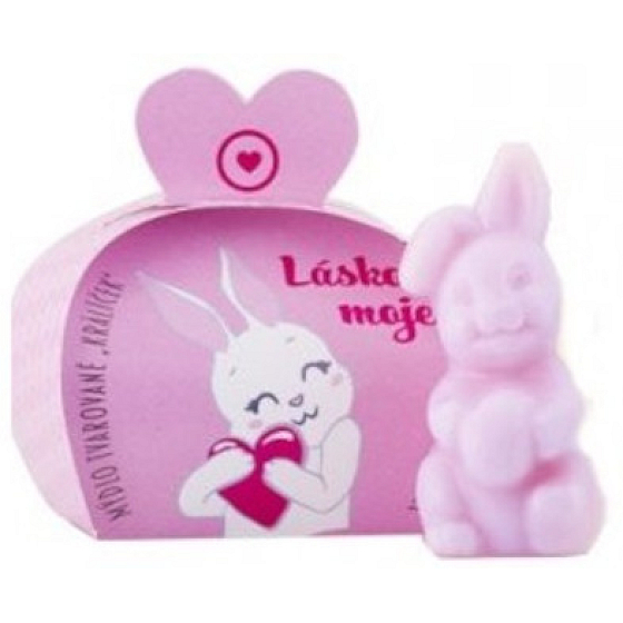 NeoCos Love my Rabbit toilet soap with rose scent 25 g