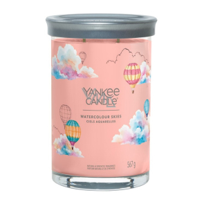 Yankee Candle Watercolour Skies - Watercolour Skies scented candle Signature Tumbler large glass 2 wicks 567 g