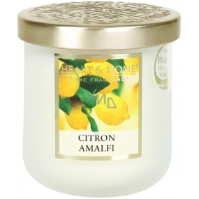Heart & Home Lemon Amalfi soy scented candle medium burns up to 30 hours 110 g