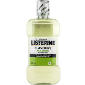 Listerine Flavours Mild & Minty Mouthwash 500 ml