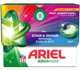 Ariel All in 1 Pods Color gelové kapsle na praní na barevné prádlo 12 kusů