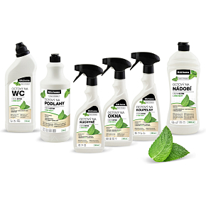 Balhome vinegar dishwashing liquid with mint scent 1 l