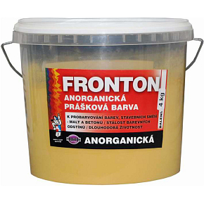 Fronton powder color for building mixture mortars and concretes, 0651 yellow, 4 kg Fronton powder color for building mixture mortars and concretes, 0651 yellow, 4 kg