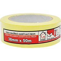 Mako Comfort masking tape smooth crepe, 7 days, up to 60 °C, 38 mm × 50 m