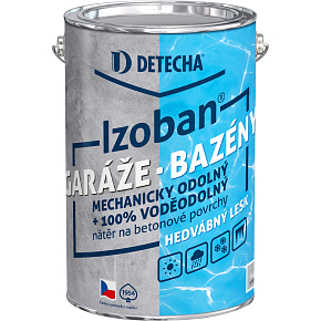 Detecha Izoban paint for concrete, RAL 9004 black, 5 kg