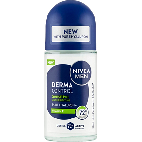 Nivea Men Derma Control Sensitive Roll-On Antiperspirant 50ml