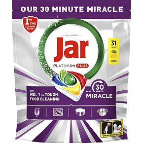 Jar 30 Minute Miracle dishwasher tablets, 31 pcs