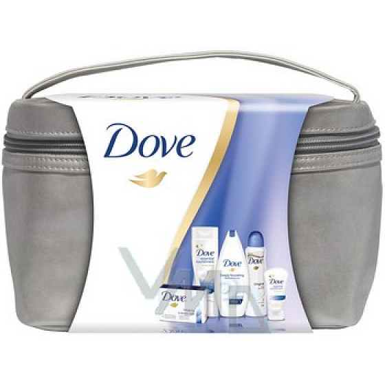 Dove Original bag deodorant spray 150 ml + shower gel 250 ml + soap 100 g + body lotion 250 ml + cream 75 ml, cosmetic set