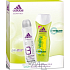 Adidas Action 3 Pro Clear antiperspirant deodorant spray 150 ml + shower gel 250 ml, cosmetic set