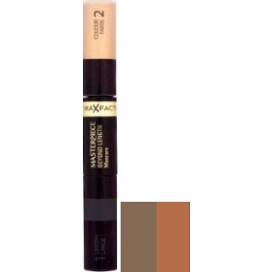 Max Factor Masterpiece Beyond Length Mascara140 Burnished Brown 2 x 5.3 ml