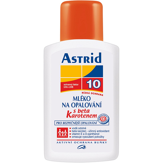 Astrid F10 Beta-carotene Suntan lotion 200 ml