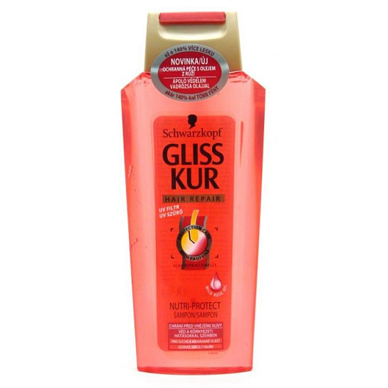 Gliss Kur Nutri Protect Regenerating Hair Shampoo 250 ml