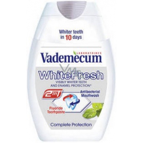 Vademecum White Fresh 2 in 1 toothpaste and mouthwash in one 75 ml