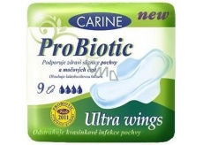 Carine ProBiotic Ultra Wings women's sanitary napkins remove yeast infections 9 pieces