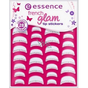 Essence French Glam Tip Sticker Nail Stickers 05 Me & My French 28 pieces