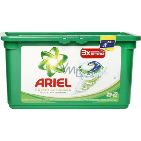 Ariel Power Capsules Mountain Spring gel capsules for laundry 3X More Cleaning Power 38 pieces 1094.4 g