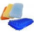 Plastic massage mitt in various colors 18 x 13 cm 1 piece