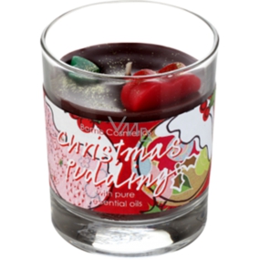 Bomb Cosmetics Christmas pudding - Christmas pudding Scented natural, handmade candle in a glass burns for up to 35 hours