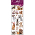 Stickers dogs dog with a red cap 34.5 x 12.5 cm