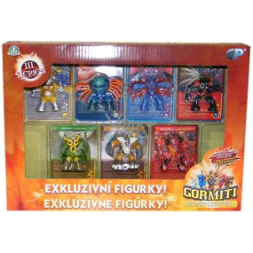 Gormiti 3 set with exclusive figures 7 pieces different types, recommended age 4+