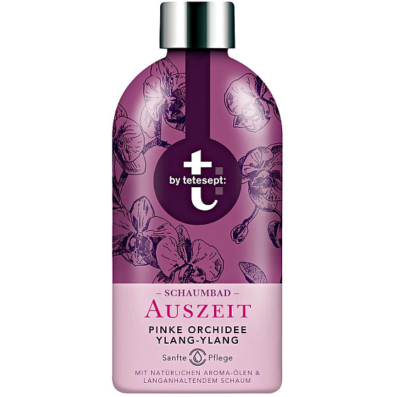 T: BY Tetesept Auszeit Relaxing pink orchid and ylang-ylang bath foam 420 ml