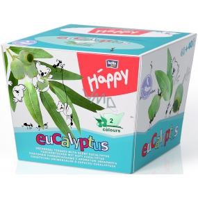Bella Happy Baby Eucalyptus hygienic handkerchiefs 2 ply 80 pieces