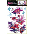 Ruby flowers wall stickers with shoes 60 x 42 cm