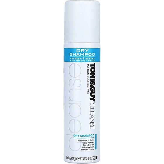 Toni & Guy Cleanse Dry dry shampoo for normal to oily hair travel pack 100 ml