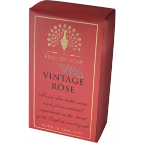 English Soap Rose natural perfumed soap with shea butter 200 g