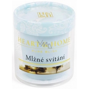 Heart & Home Foggy dawn Soy scented candle without packaging burns for up to 15 hours 53 g