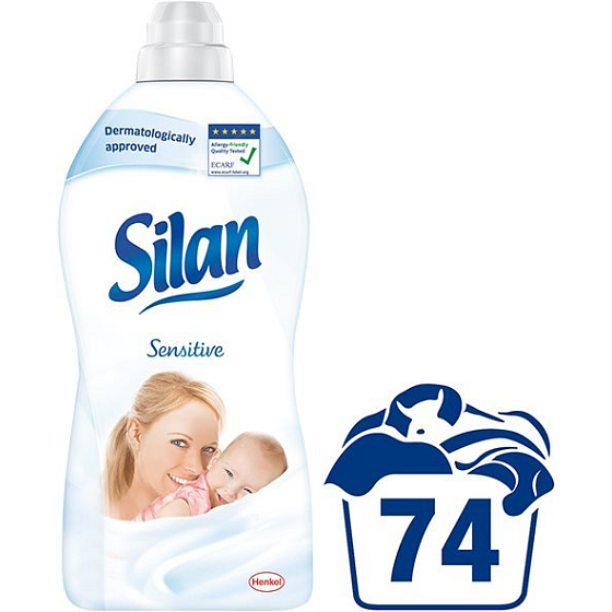 Silan Sensitive softener sensitive skin 74 doses 1850 ml