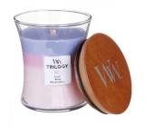 WoodWick Trilogy Botanical Garden - Botanická zahrada vonná svíčka s dřevěným knotem a víčkem sklo velká 609,5 g