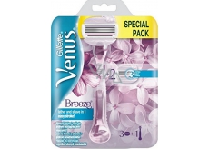 Gillette Venus Breeze 2v1 3 cutting edges + 3 replacement razor heads for women