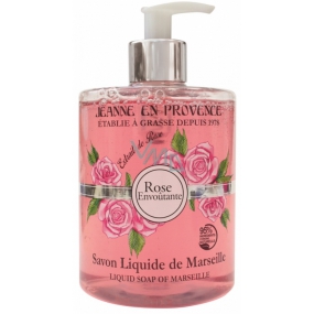 Jeanne en Provence Rose Envoutante - Captivating rose liquid hand soap dispenser 500 ml